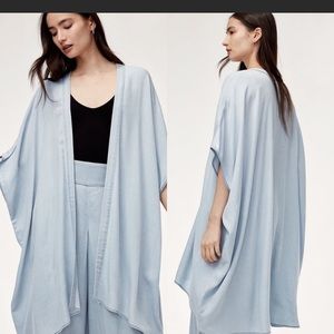 🧥NWT Aritzia Azure Skies Aitken Kimono in the color blue depths Toyama🧥